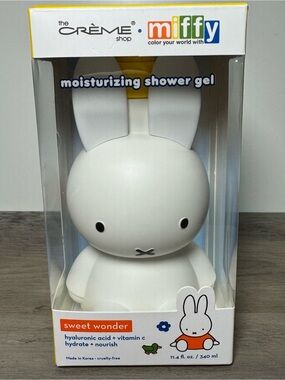 The Crème Shop Miffy Moisturizing Shower Gel – White Miffy Bottle